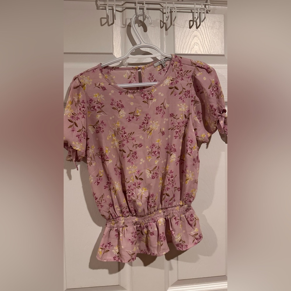💙 Iris Pink Floral Dress